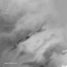 浓墨山水画纸张纹理JPG图片素材