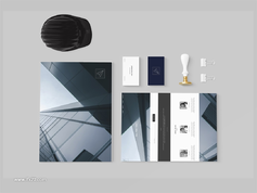 工地建筑品牌LOGO名片样机VI工具贴图效果图模型PSD设计素材模板
