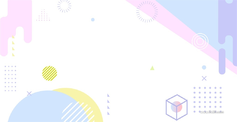 简约时尚几何花纹图形渐变背景海报AI矢量素材